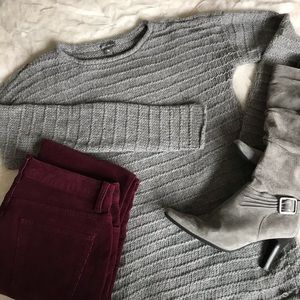 Eddie Bauer grey sweater
